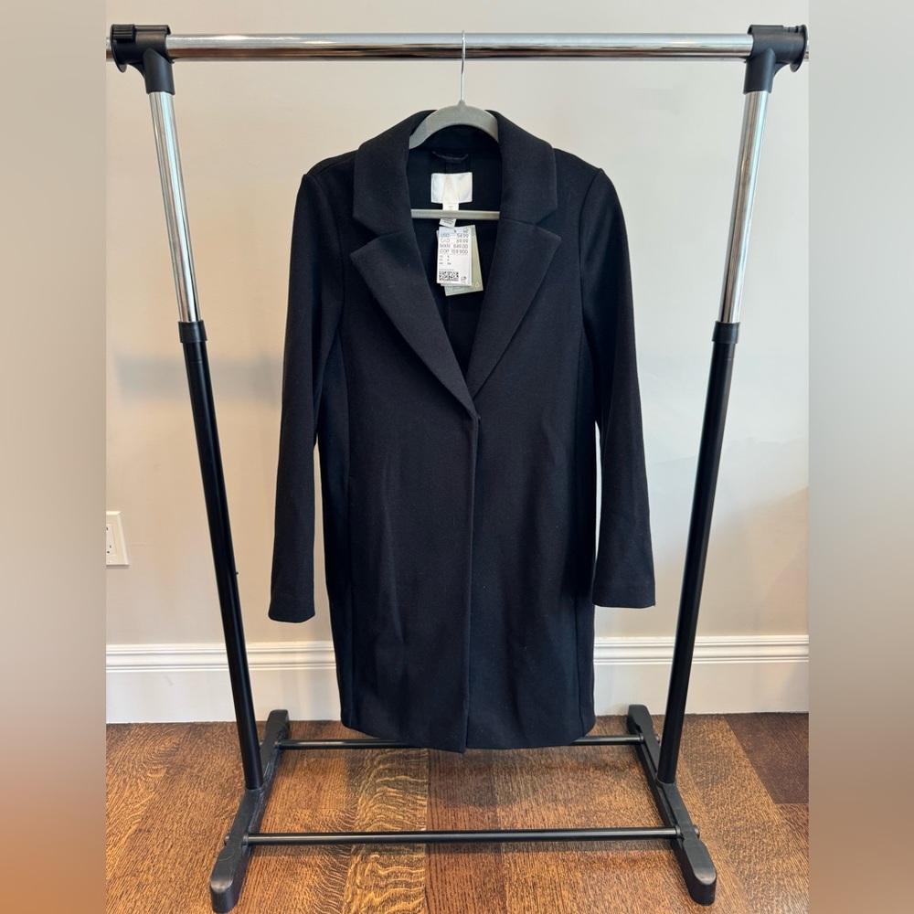 NWT H&M Black Coat